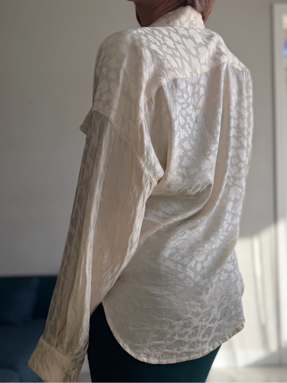 Vintage Eleanor P Brenner 100% Silk Blouse Size 8